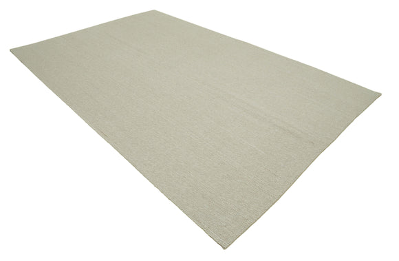 7x11 Beige Modern Kilim Rug - 36333
