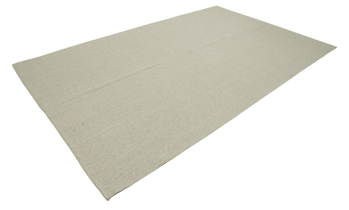 7x11 Beige Modern Kilim Rug - 36333