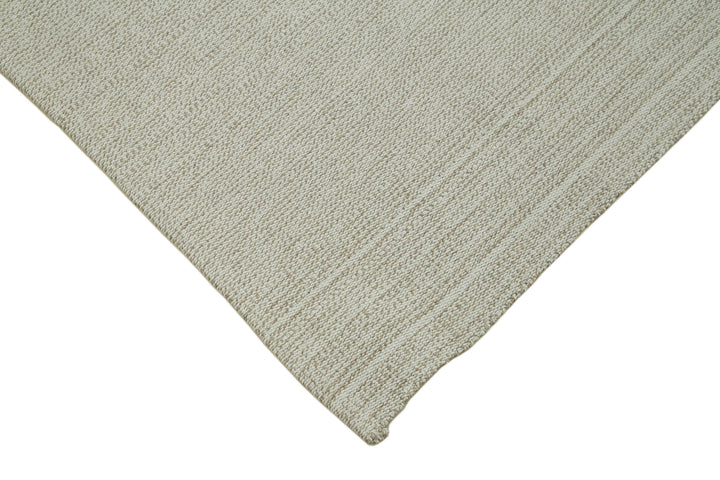 7x11 Beige Modern Kilim Rug - 36334