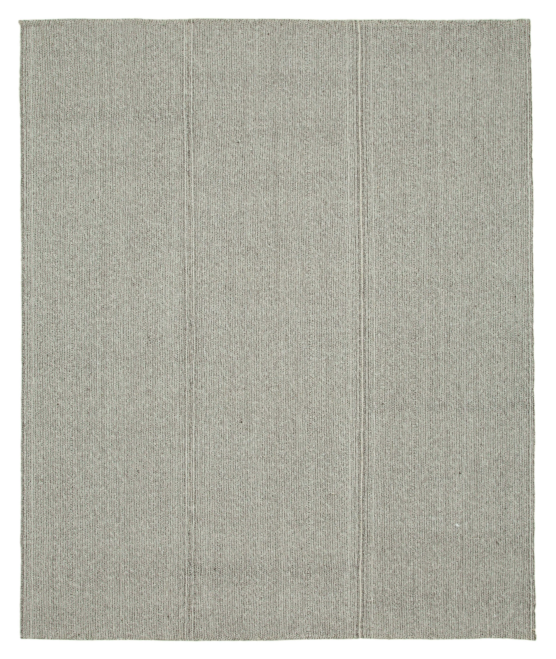 8x9 Grey Modern Kilim Rug - 36335