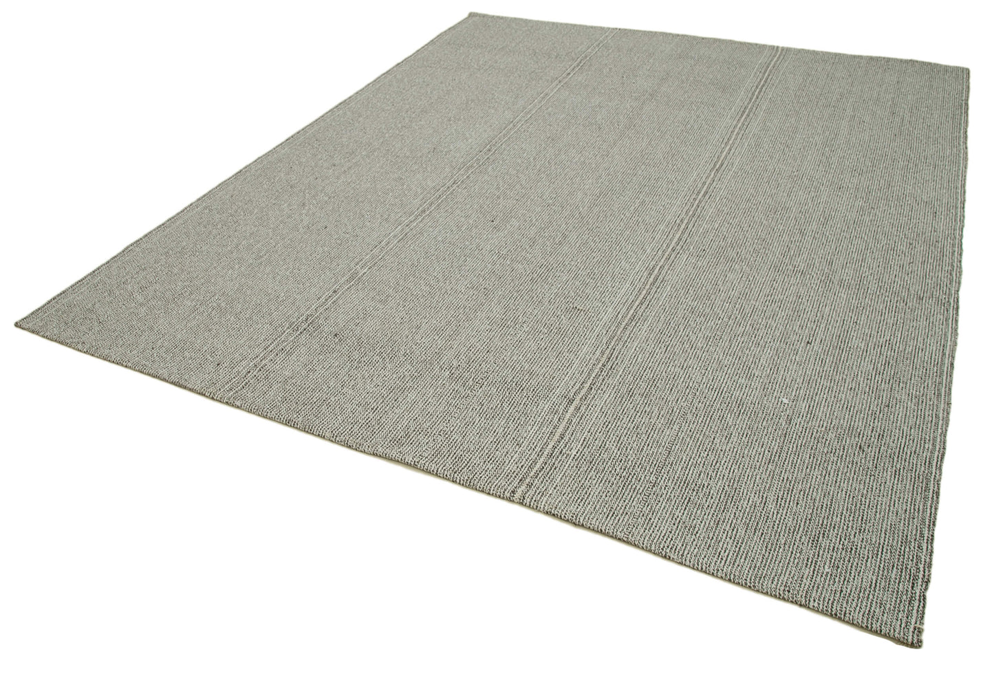 8x9 Grey Modern Kilim Rug - 36335