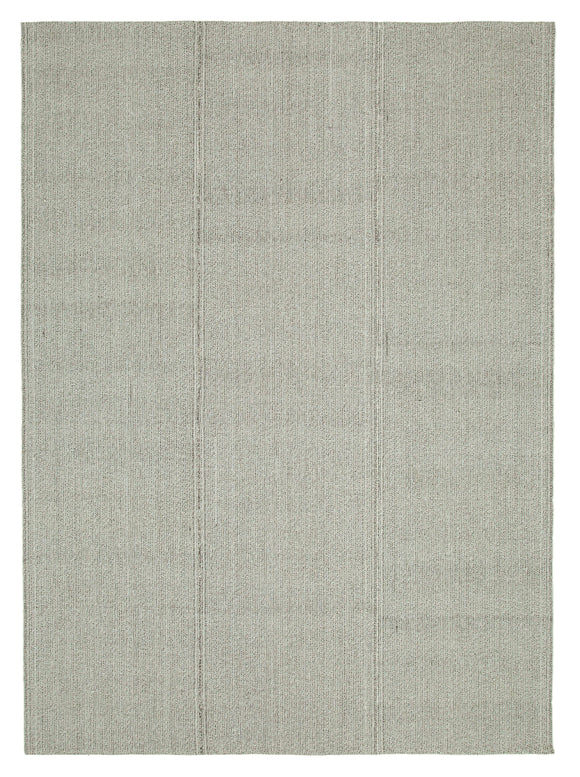 8x11 Grey Modern Kilim Rug - 36337