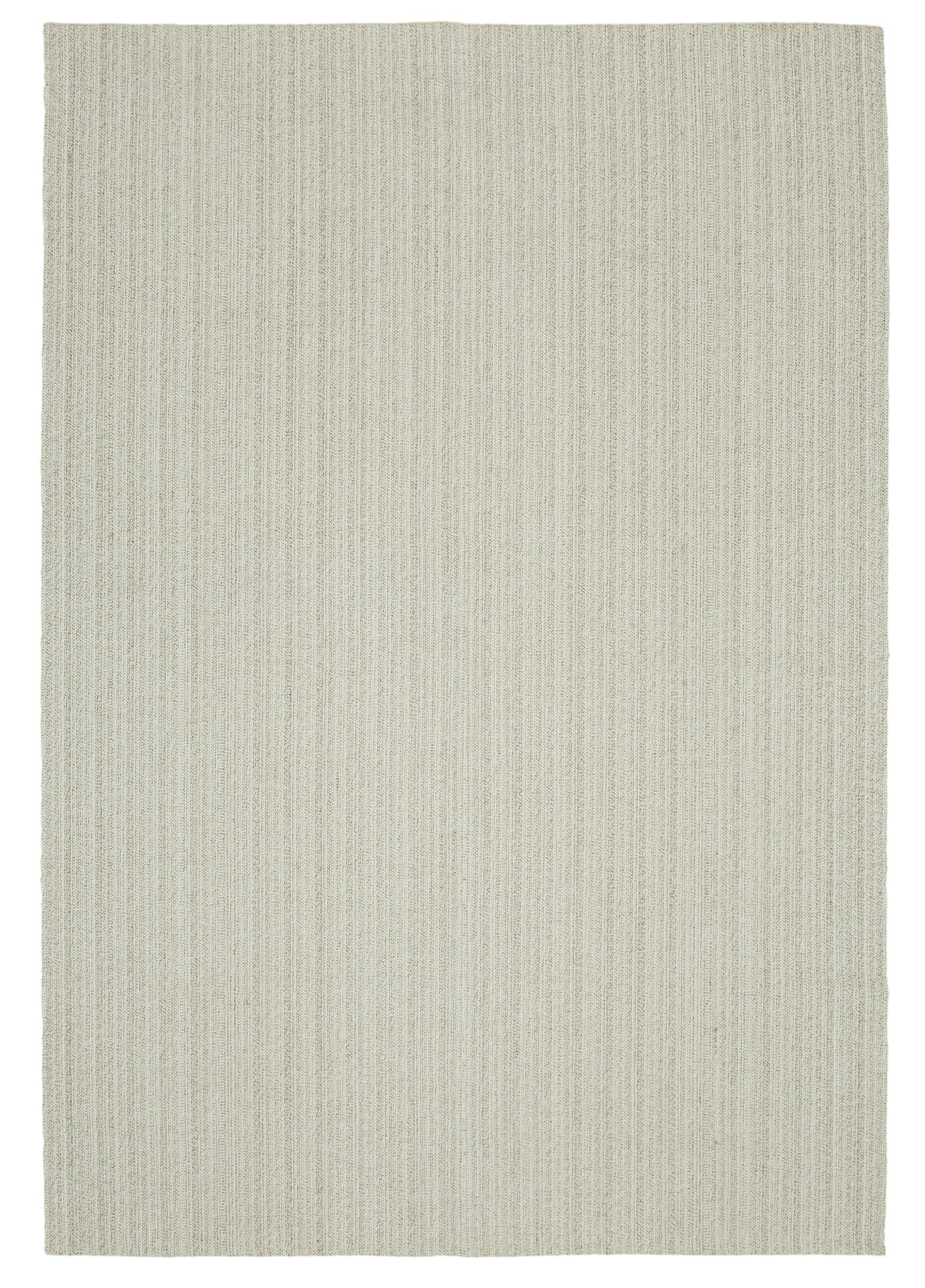 7x10 Beige Modern Kilim Rug - 36339