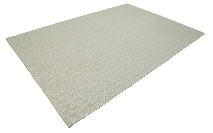 7x10 Beige Modern Kilim Rug - 36339