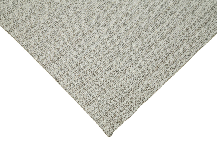 7x11 Beige Modern Kilim Rug - 36342