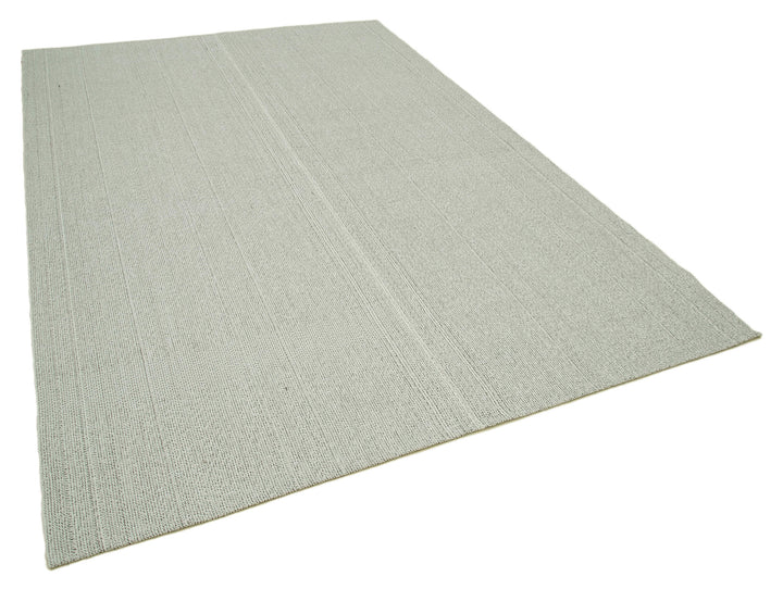 7x10 Beige Modern Kilim Rug - 36344