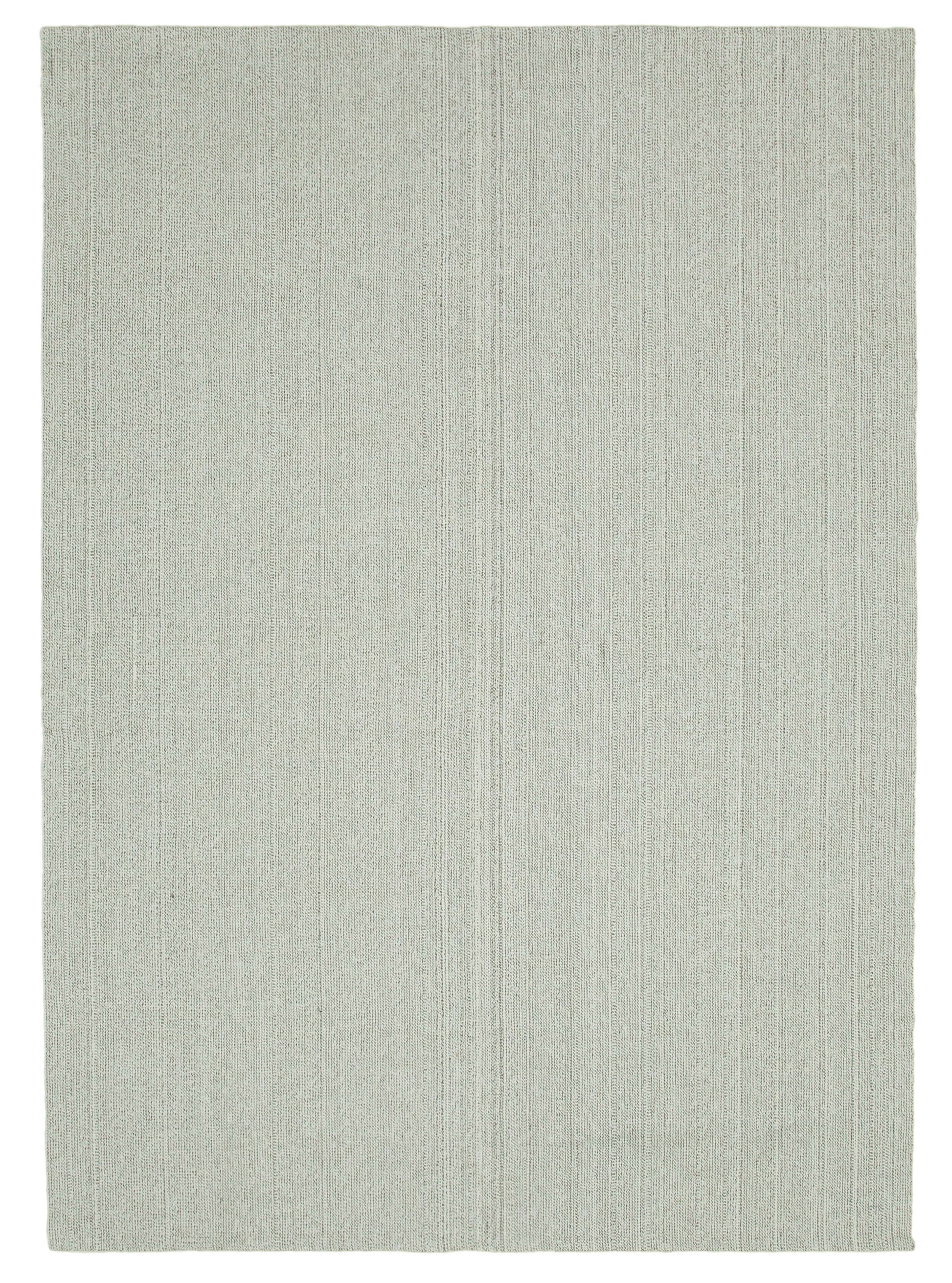 7x9 Beige Modern Kilim Rug - 36345
