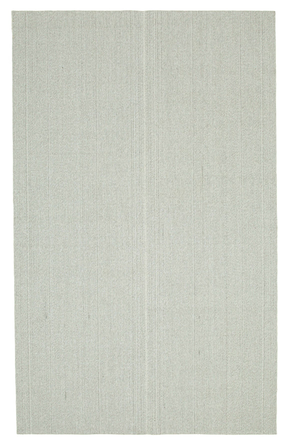 7x11 Beige Modern Kilim Rug - 36346