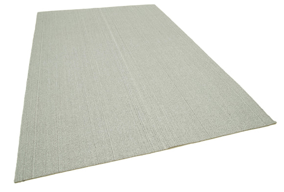 7x10 Beige Modern Kilim Rug - 36347