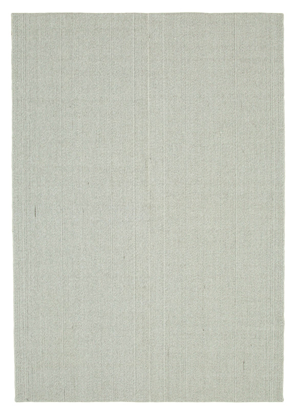 7x10 Beige Modern Kilim Rug - 36348