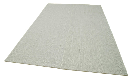 7x10 Beige Modern Kilim Rug - 36352