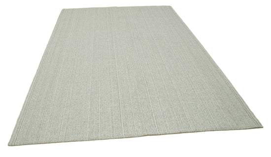 7x10 Beige Modern Kilim Rug - 36356