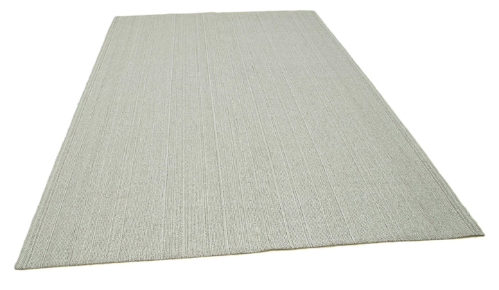 7x10 Beige Modern Kilim Rug - 36356