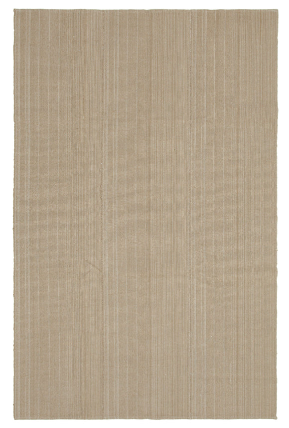 7x11 Brown Modern Kilim Rug - 36357