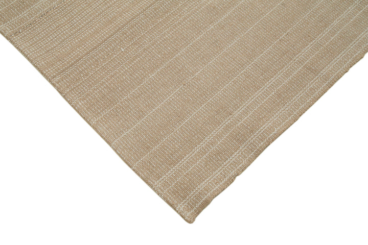 7x11 Brown Modern Kilim Rug - 36357