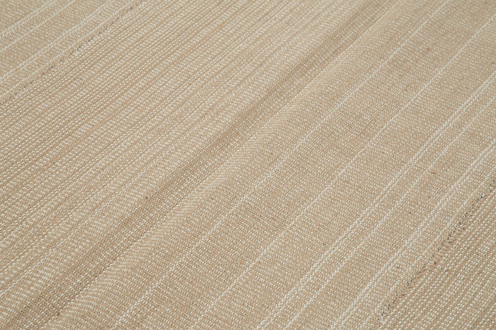 7x11 Brown Modern Kilim Rug - 36357