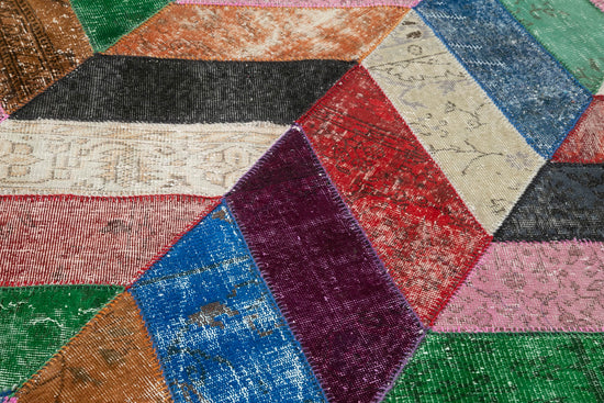 6x8 Multicolor Modern Patchwork Rug - 36912