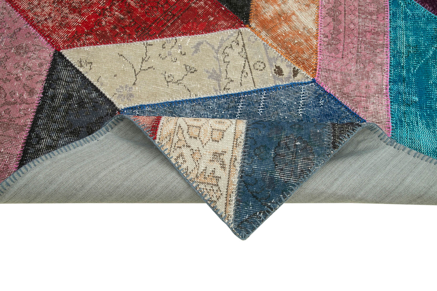 6x8 Multicolor Modern Patchwork Rug - 36912