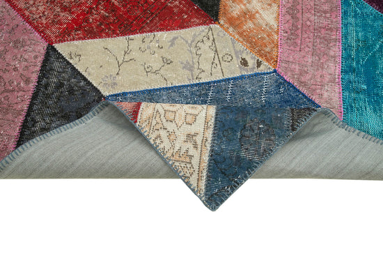6x8 Multicolor Modern Patchwork Rug - 36912