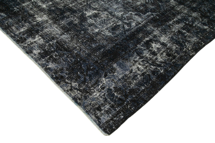 10x12 Black Overdyed Large Area Rug - 36929