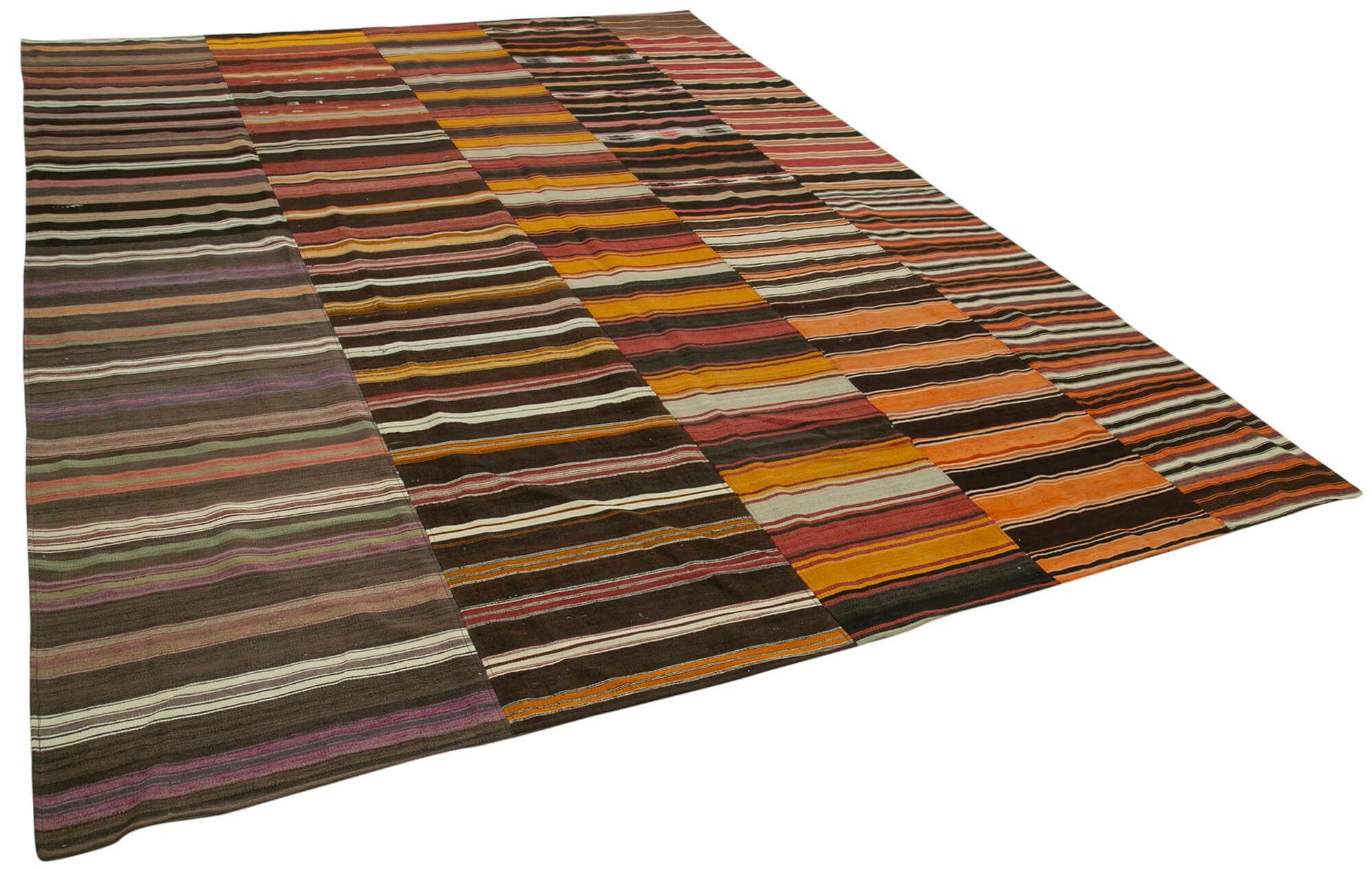 10x13 Multicolor Kilim Patchwork Rug - 36939