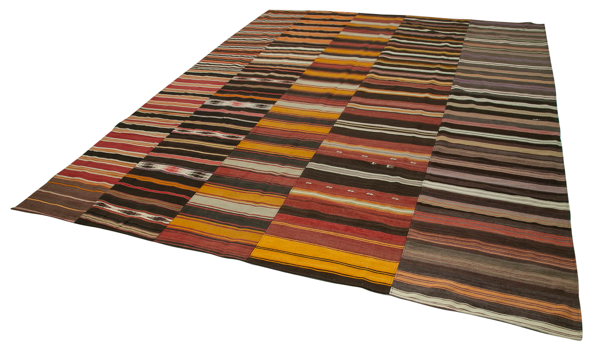 10x13 Multicolor Kilim Patchwork Rug - 36939
