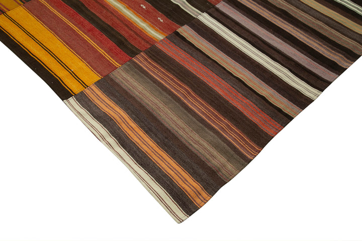 10x13 Multicolor Kilim Patchwork Rug - 36939