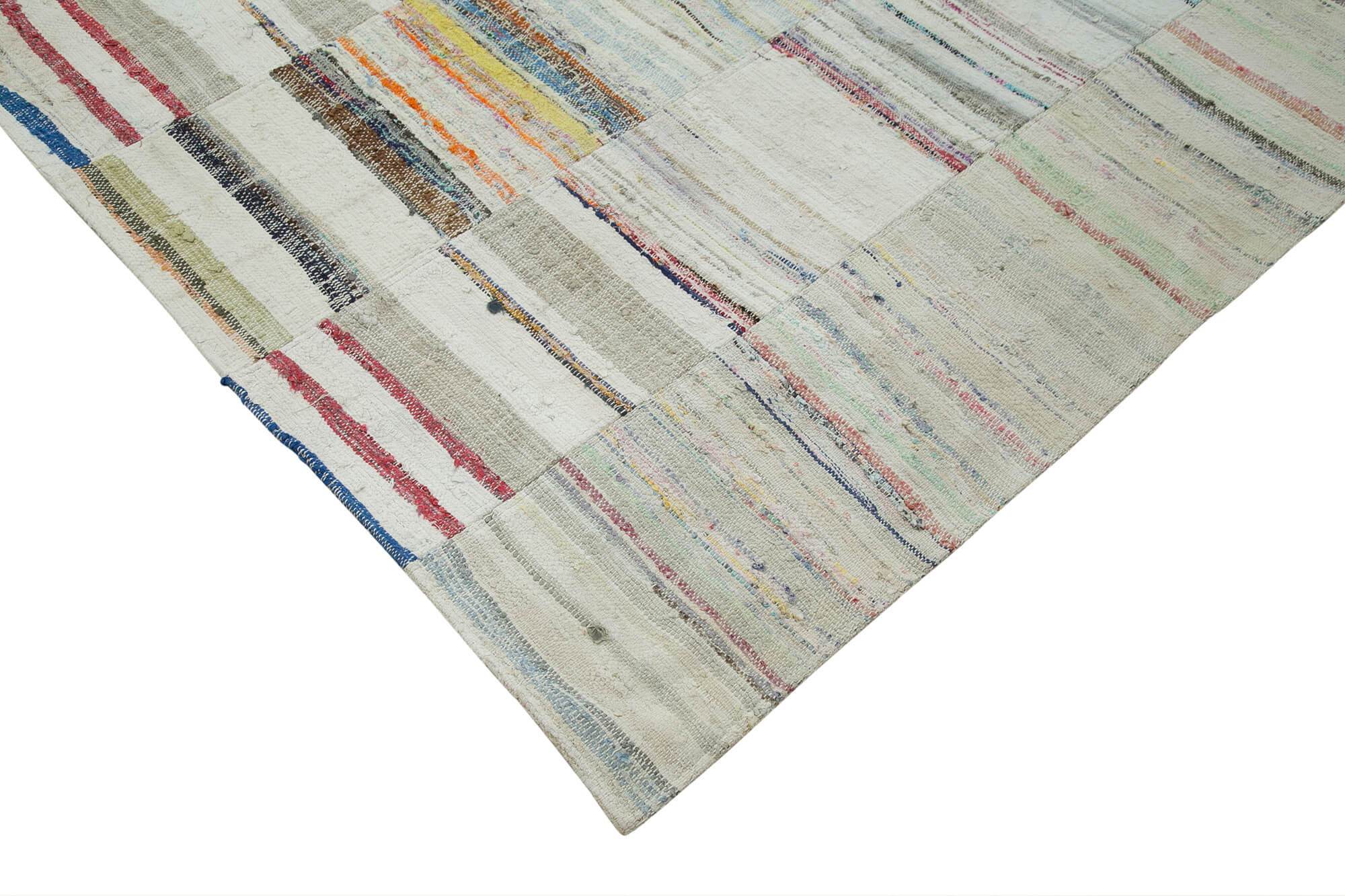 10x13 Beige Kilim Patchwork Rug - 36940