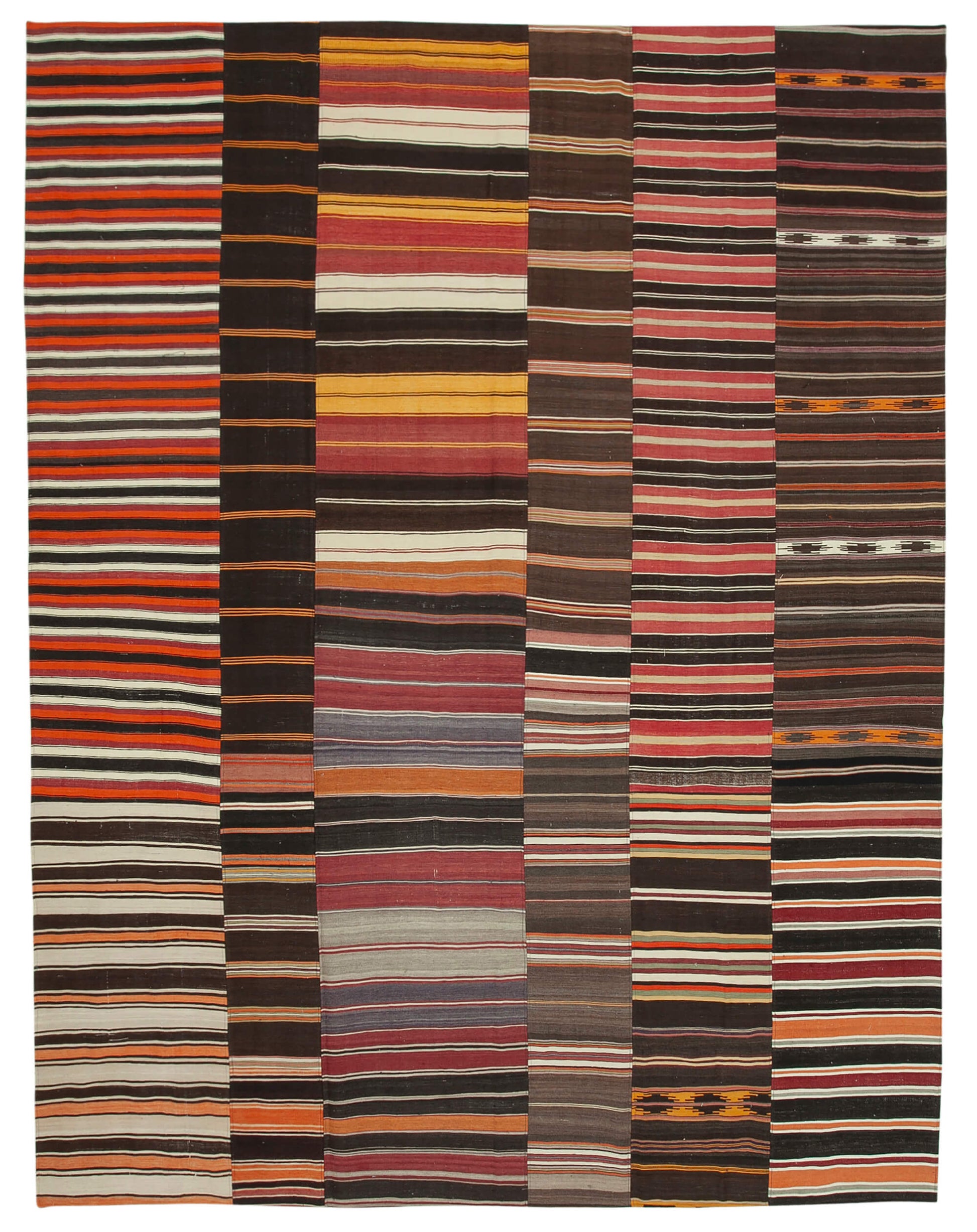 10x13 Multicolor Kilim Patchwork Rug - 36942