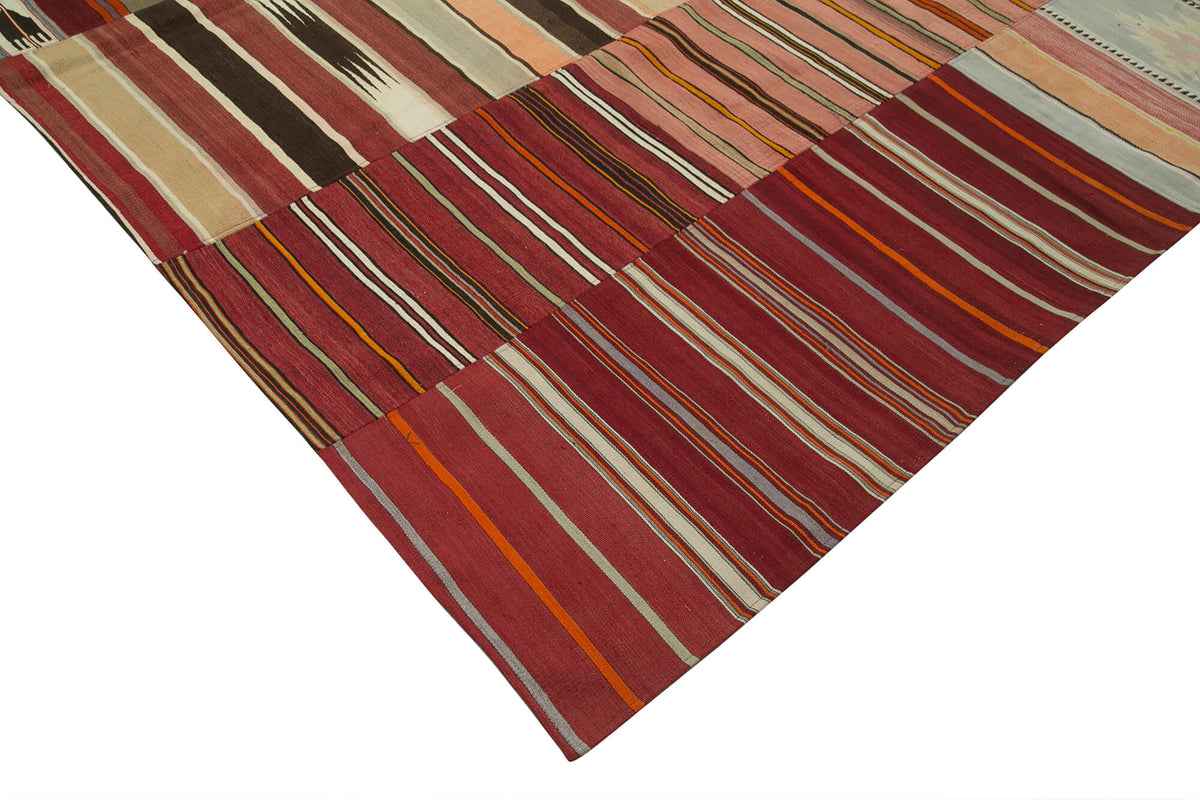 10x13 Multicolor Kilim Patchwork Rug - 36945