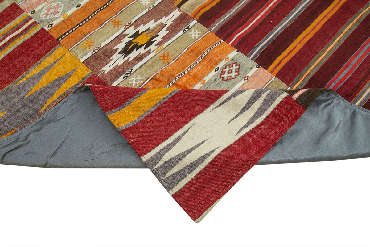 10x13 Multicolor Kilim Patchwork Rug - 36945