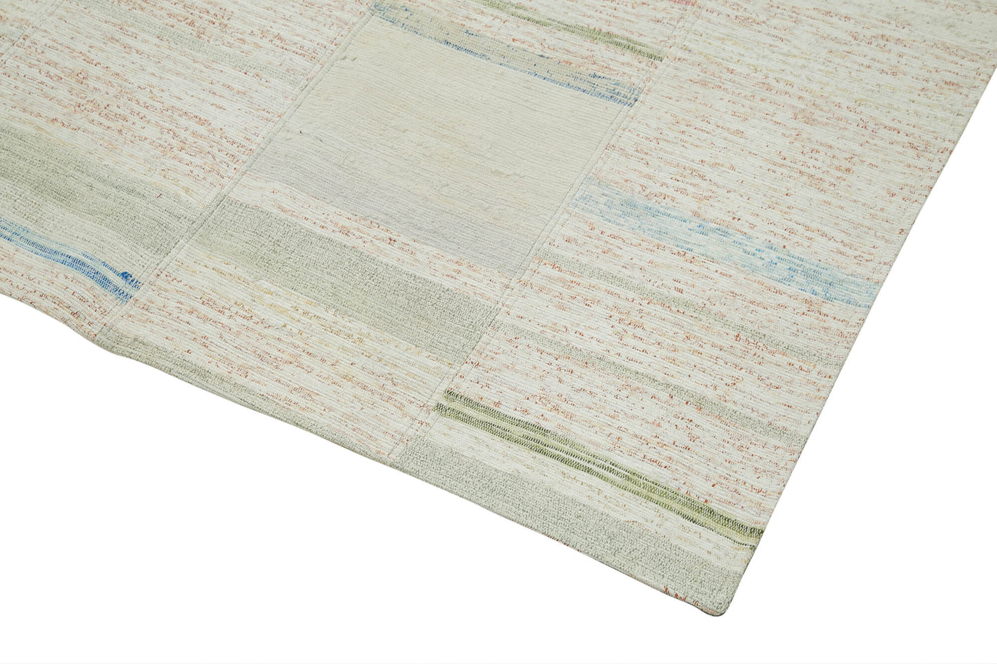 4x7 Beige Kilim Patchwork Rug - 36953