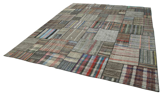 11x13 Multicolor Kilim Patchwork Rug - 36957
