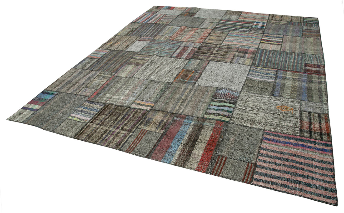 11x14 Multicolor Kilim Patchwork Rug - 36958