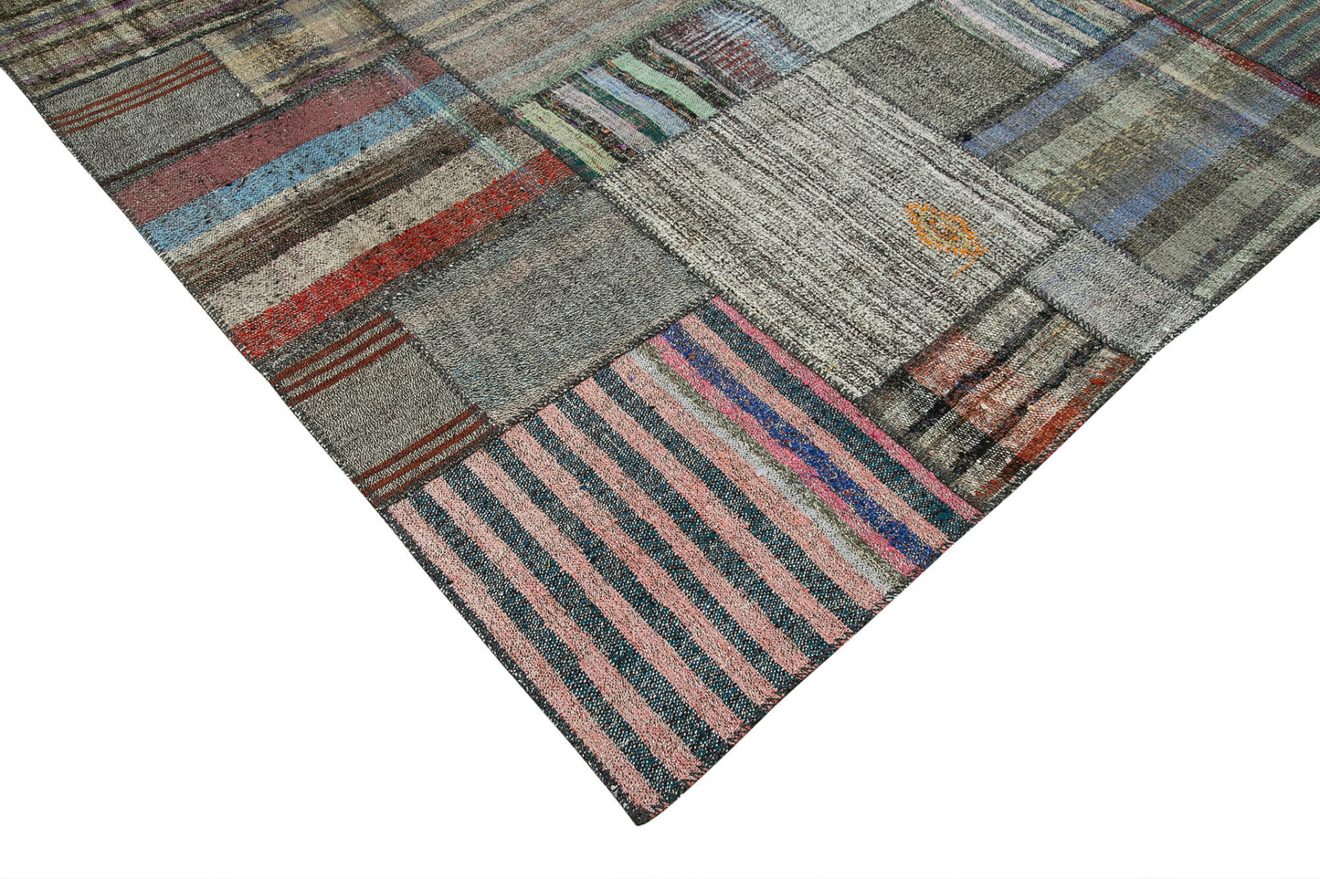 11x14 Multicolor Kilim Patchwork Rug - 36958