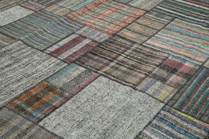 11x14 Multicolor Kilim Patchwork Rug - 36958