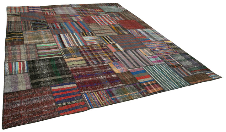 11x13 Multicolor Kilim Patchwork Rug - 36959