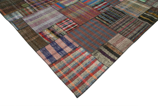 11x13 Multicolor Kilim Patchwork Rug - 36959