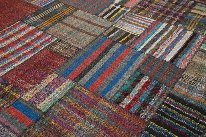 11x13 Multicolor Kilim Patchwork Rug - 36959