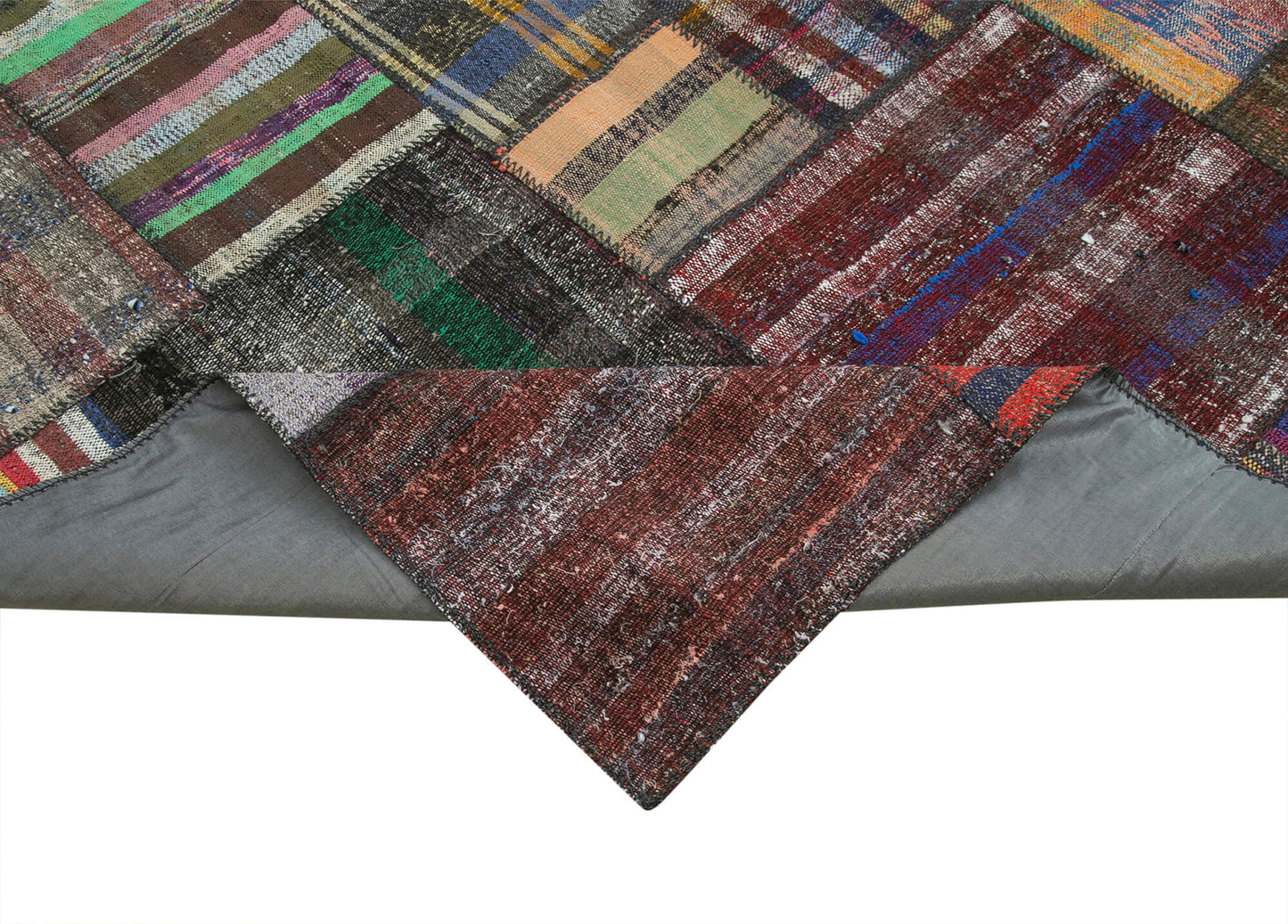 11x13 Multicolor Kilim Patchwork Rug - 36959