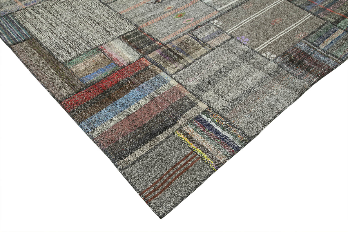 11x13 Multicolor Kilim Patchwork Rug - 36960