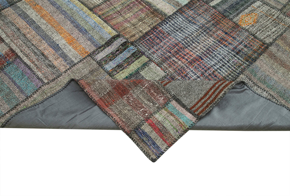 11x13 Multicolor Kilim Patchwork Rug - 36960