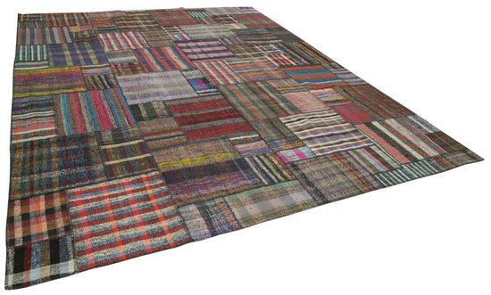 11x13 Multicolor Kilim Patchwork Rug - 36961