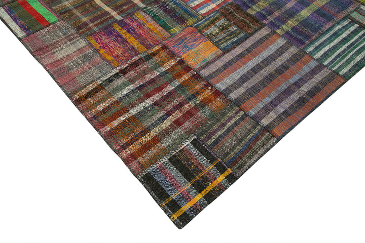 11x13 Multicolor Kilim Patchwork Rug - 36961