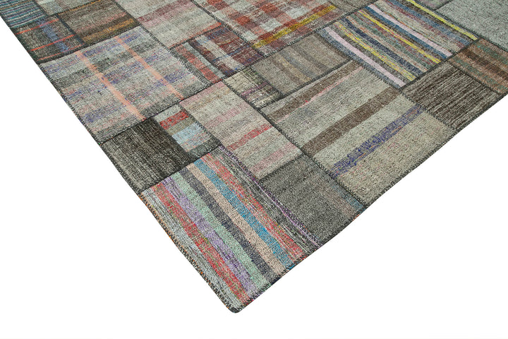 11x13 Multicolor Kilim Patchwork Rug - 36962