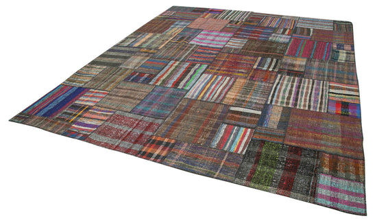 11x13 Multicolor Kilim Patchwork Rug - 36963