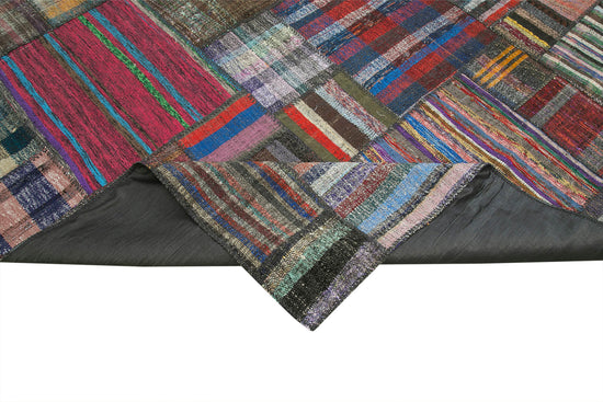 11x13 Multicolor Kilim Patchwork Rug - 36963