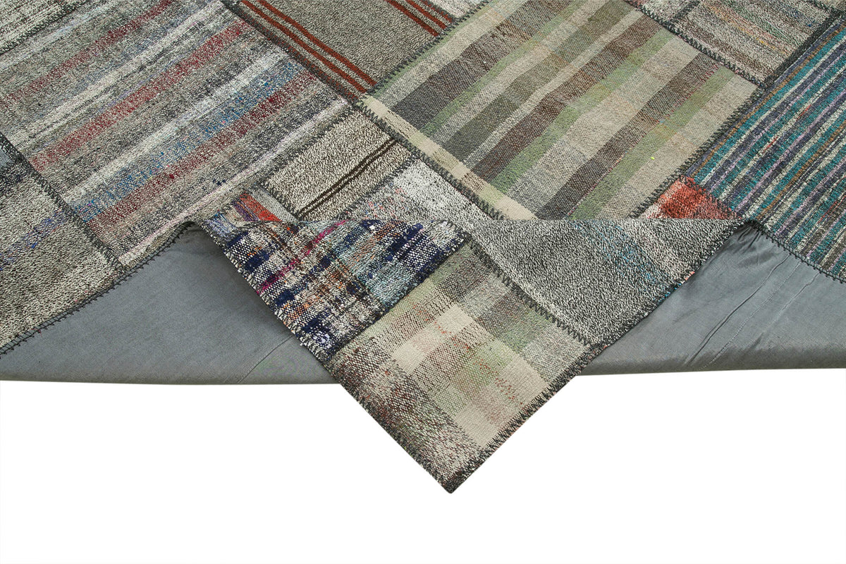 11x13 Multicolor Kilim Patchwork Rug - 36964
