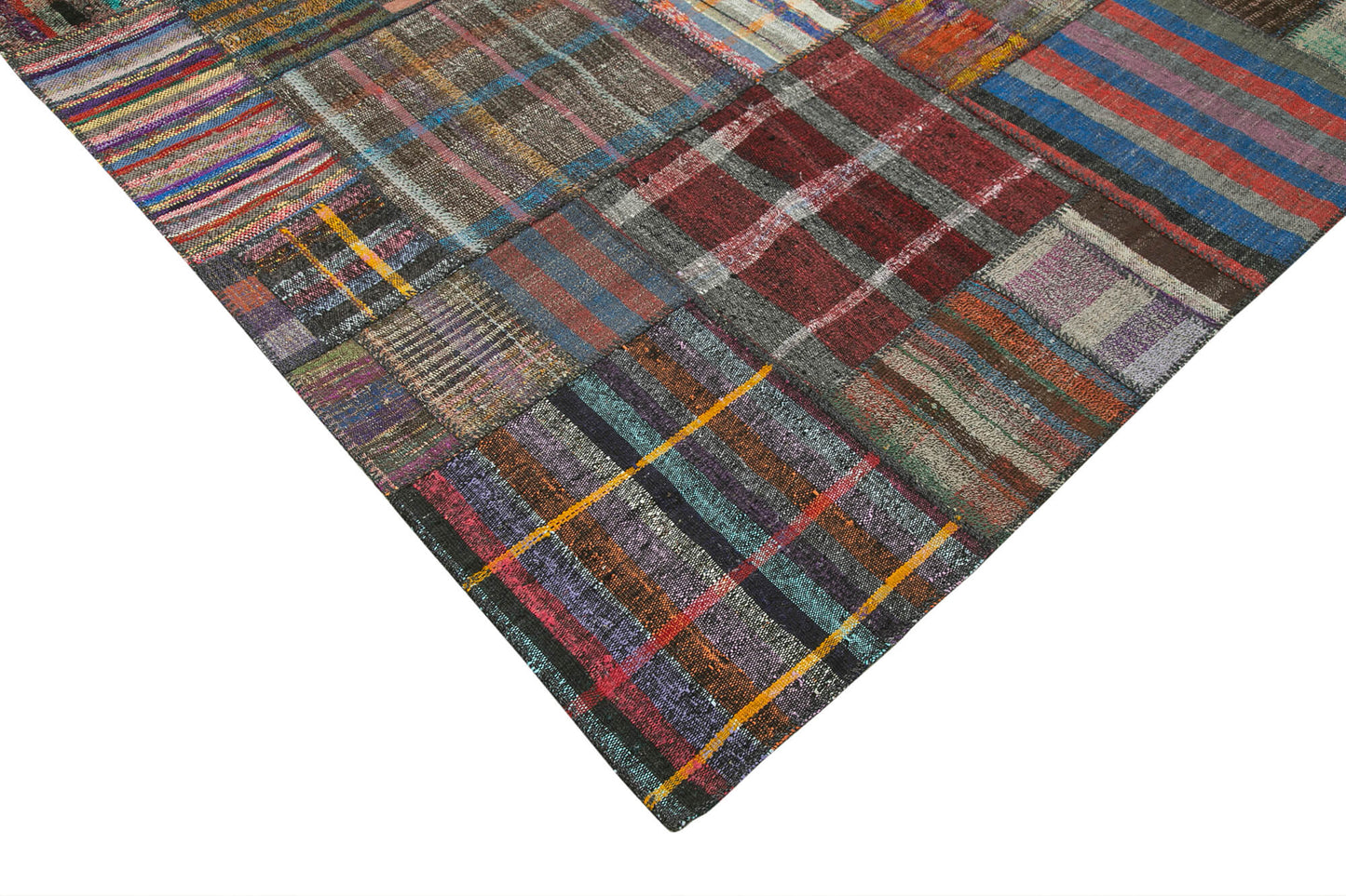 11x13 Multicolor Kilim Patchwork Rug - 36965