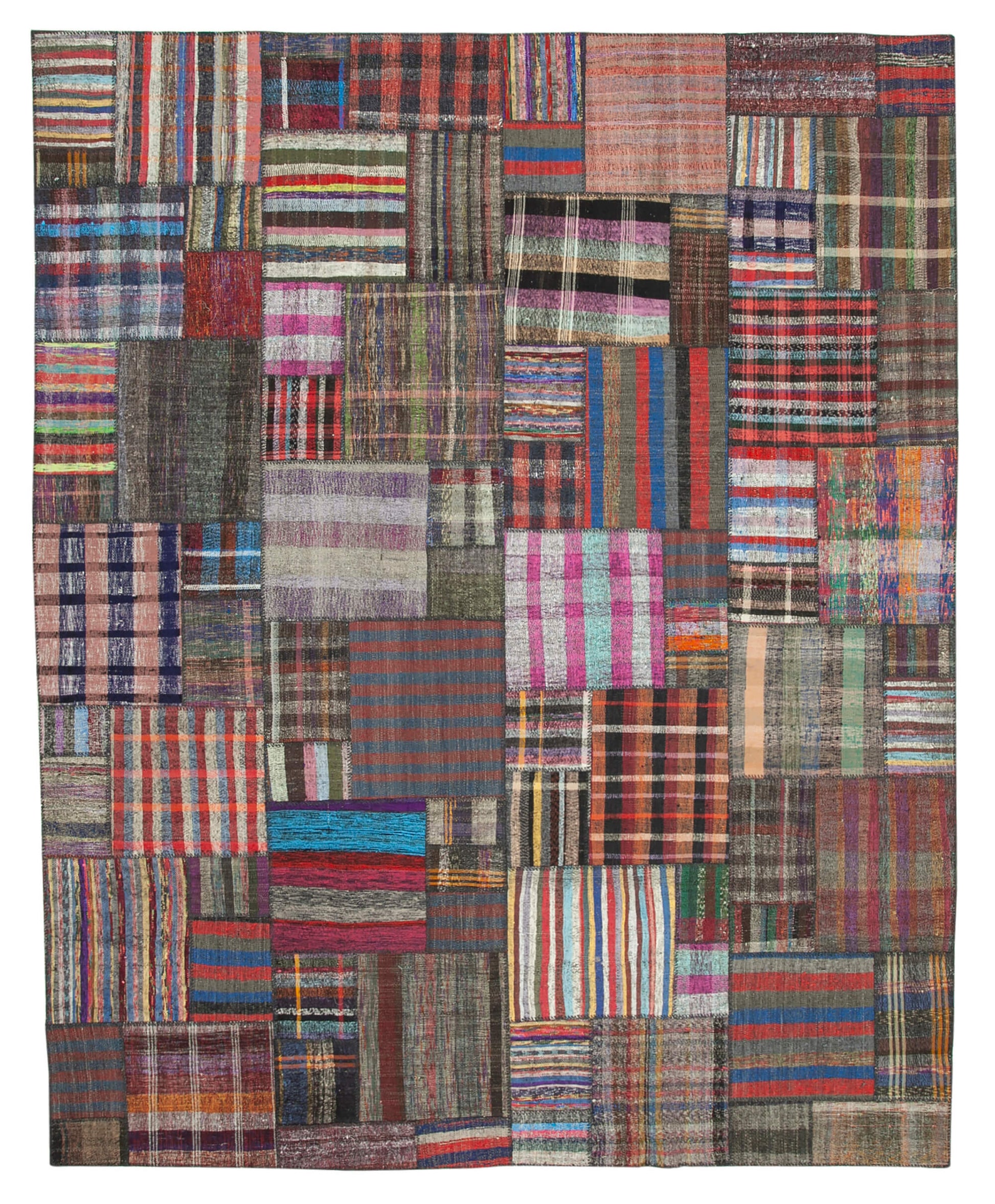 11x13 Multicolor Kilim Patchwork Rug - 36967